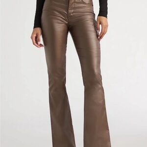 Sofia by Sofia Vergara Dark Earth Coated Pants